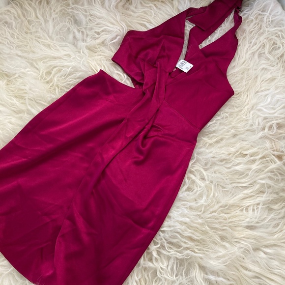 Halston Heritage Evening Gown Purple Dress - Picture 3 of 8